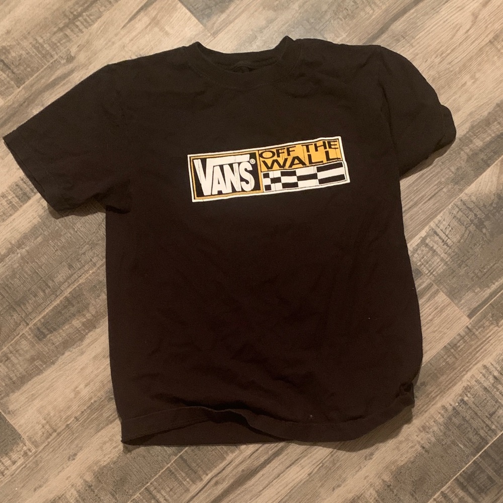 Vans Black Tee with Iconic Logo